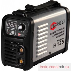 Аппарат электродной сварки, инвертор  QE ( Ergus ) B 125 (125 А, ПВ 80%, до 3.2 мм, 3.6 кг, Дисплей, TIG-Lift, от 170В, КЕЙС)